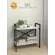 Стеллаж Grostat home Bas loft 4 полки 40x147x35 см металл цвет серый
