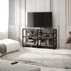 Тумба под телевизор A1 home Bruno 134х75х34 см металл цвет американский орех