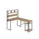 Стол письменный Ridberg Alaska 165x144.6x116 см металл цвет дуб
