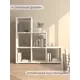 Стеллаж Магнитогорская фабрика мебели Тетрис Горка 6 полок 105x107x33 см ЛДСП цвет белый
