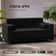 Диван раскладной Лига диванов 129748_спб 164x82x92 см велюр цвет seven 35 черный