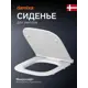 Сиденье для унитаза Damixa Titan Dx78c7851wh с микролифтом цвет белый