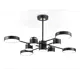 Люстра на штанге светодиодная Ambrella light Comfort Fl51629 40 м² регулируемый белый свет цвет золото/черный