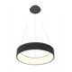 Светильник подвесной светодиодный Italline It013-6026 black 3000k 5 м² теплый белый (желтый) свет цвет черный