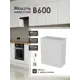 Кухонный шкаф навесной ЛОФТ Frenesie 60x72x32 см ЛДСП цвет белый