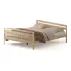 Кровать Домаклево Лето Н3+Н3 200x120 см цвет натуральное дерево