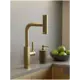 Смеситель для кухни Esko line EL_K119Gold 36 см выдвижной излив цвет золото