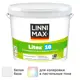 Краска для стен и потолков Linnimax Litex 10 моющаяся матовая цвет белый база 1 9 л