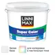 Краска для стен и потолков Linnimax Super Color моющаяся матовая цвет белый база 1 9 л