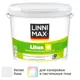 Краска для стен и потолков Linnimax Litex 4 моющаяся матовая цвет белый база 1 9 л