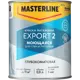 Краска для внутренних покрытий моющаяся Masterline Export 2 глубокоматовая цвет прозрачный база BC 0.9 л