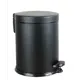 Контейнер для мусора для ванной 12 л металл цвет черный