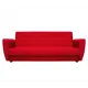 Диван раскладной Meblines Лира 220x90x90 см велюр цвет астра красная