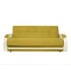 Диван раскладной Meblines Феникс 220x107x97 см велюр цвет кабрио желтый