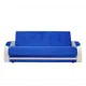 Диван раскладной Meblines Феникс 220x107x97 см велюр цвет кабрио синий