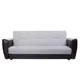 Диван раскладной Meblines Амстердам 225x100x100 см рогожка цвет inario серая
