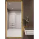 Зеркало с подсветкой One Mirror в алюминиевой раме настенное 190x90см свет холодный белый цвет черное