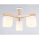 Светильник подвесной Ambrella light Loft wood Tr83115 3 лампы 6 м² цвет бежевый