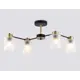 Светильник подвесной Ambrella light Modern homy Tr303324 4 лампы 12 м² цвет черный