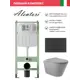 Комплект инсталляция с унитазом Alentori ALS.SIS1102.MBC0130 цвет серый