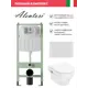 Комплект инсталляция с унитазом Hansgrohe ALS.SIS1102.WHHGSET002 цвет белый