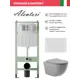 Комплект инсталляция с унитазом Alentori ALS.SIS1102.WHO0130 цвет серый