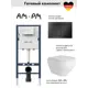 Инсталляция AM.PM I012709.0238 PrimeFit с клавишей слива PrimeFit S матовый черный Alentori FLUIRE 208 унитаз микролифт глянцевый белый