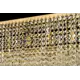 Люстра подвесная Arti lampadari Milano e 1.5.120x30.105 g 10 ламп 22.2 м² цвет золото прозрачный