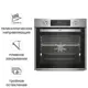 Встраиваемый духовой шкаф Hotpoint HFE9 1231 JSH IX 60x60x57 см цвет нержавейка
