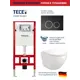 Комплект инсталляция с унитазом Tece S955102AL.FLU40110.V.W цвет белый