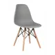 Стул кухонный Стулбержи со спинкой Eames 1 шт темно-серый