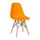 Стул кухонный Стулбержи со спинкой Eames 1 шт оранжевый