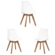 Стулья для кухни Стулбержи Frankfurt 3 шт. белый