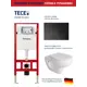 Комплект инсталляция с унитазом Tece S955104AL.FLU40901.W цвет белый