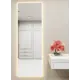 Зеркало с подсветкой One Mirror в алюминиевой раме настенное 180х70см свет теплый белый цвет белое