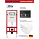 Комплект TECEspring инсталляция Hansgrohe S955202 унитаз подвесной 54x36 HGSET002 безободковый белый