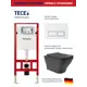 Комплект инсталляция с унитазом Tece S955203E0140 цвет черный