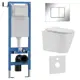 Комплект инсталляция с унитазом Iberica blanca IB.001M.BRA.231.1131 цвет белый