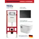 Комплект инсталляция с унитазом Tece S9551041000090 цвет белый