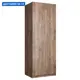 Шкаф распашной Мебельная компания е1 LCK_GR_M1_800_KT 81x220x52.5 см ЛДСП цвет крафт табачный