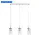 Светильник подвесной Lumion Isha Lmn_8102_3a 3 лампы 6 м² цвет хром/прозрачный