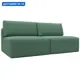 Диван раскладной Лига диванов 200x84x118 см рогожка цвет амур 11 зеленый