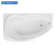 Ванна Aquanet Jersey 170x100 L асимметричная акриловая цвет белый