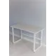 Стол многофункциональный Diko loft Good desk 75x75x55 см лдсп цвет белый крафт/ножки белые