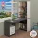 Стол Мэрдэс Стл-овх 70x178x162 см лдсп цвет белый/графит СТЛ-ОВХ+С130РПрям БЕГ