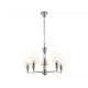 Люстра подвесная Ambrella light High light Lh75253* 5 ламп 23 м² цвет белый/никель