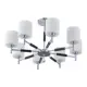 Люстра потолочная Arte milano Napoli-332220/8 cr 8 ламп 16 м² цвет хром