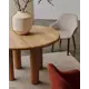 Обеденный стол круглый La forma 178212 120x120 см дерево цвет натуральный