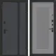 Входная дверь Bunker Бункер BN-12 левый 205x96см цвет веллюто оскуро/серый софт рельеф с панелью Амстрод