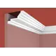 Плинтус Cosca décor 00-00087940 на стену и потолок полистирол белый 2000x100x100 мм 1 шт